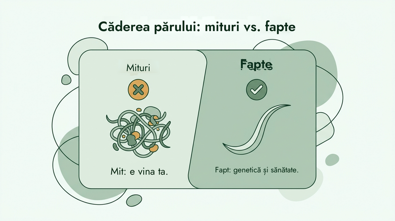 Mituri și fapte despre căderea părului