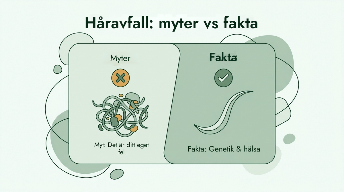 Myter och fakta om håravfall
