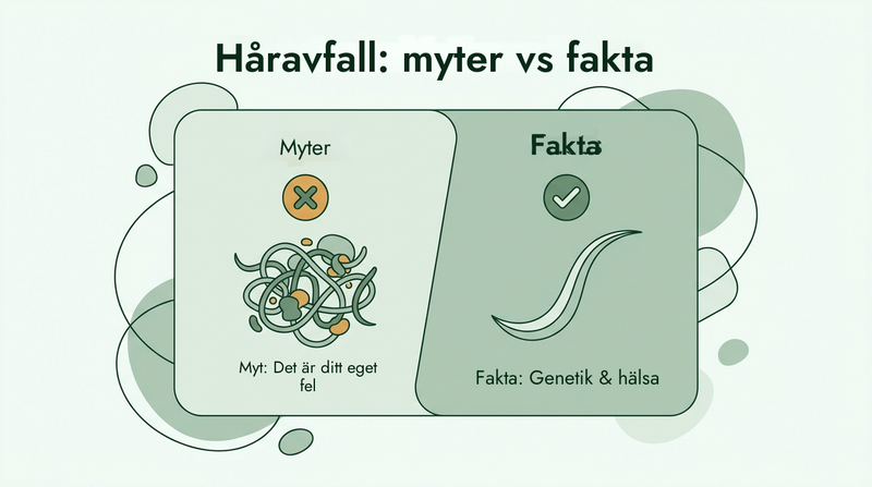 Myter och fakta om håravfall