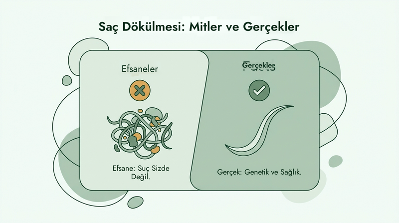 Saç dökülmesiyle ilgili efsaneler ve gerçekler