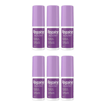 Regaine Minoxidil Lotion 2% for Women - 6 month supply, 6 x 60 ml bottles