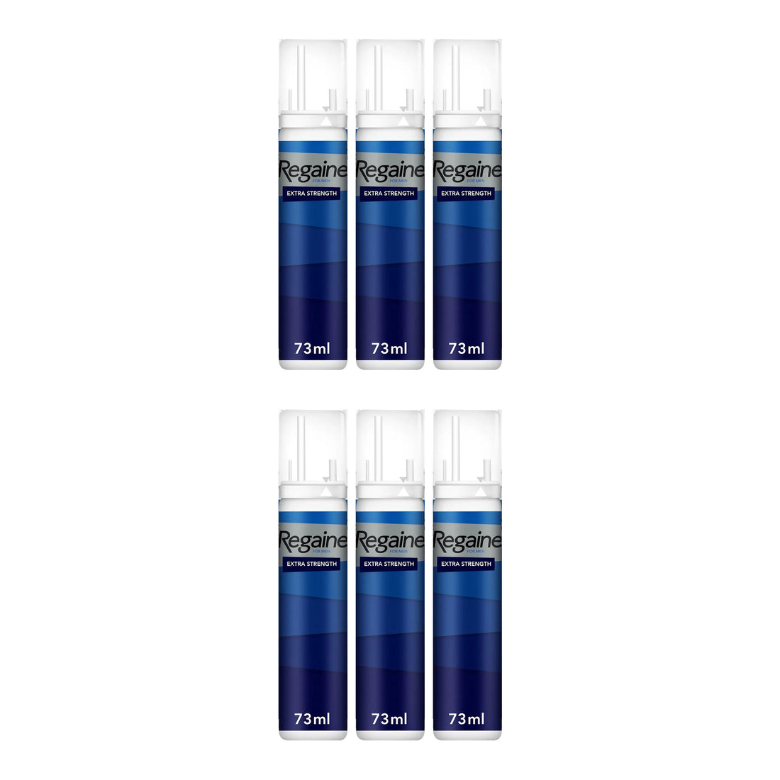 Regaine Minoxidil Foam 5% for Men - 6 month supply, 6 x 73 ml cans