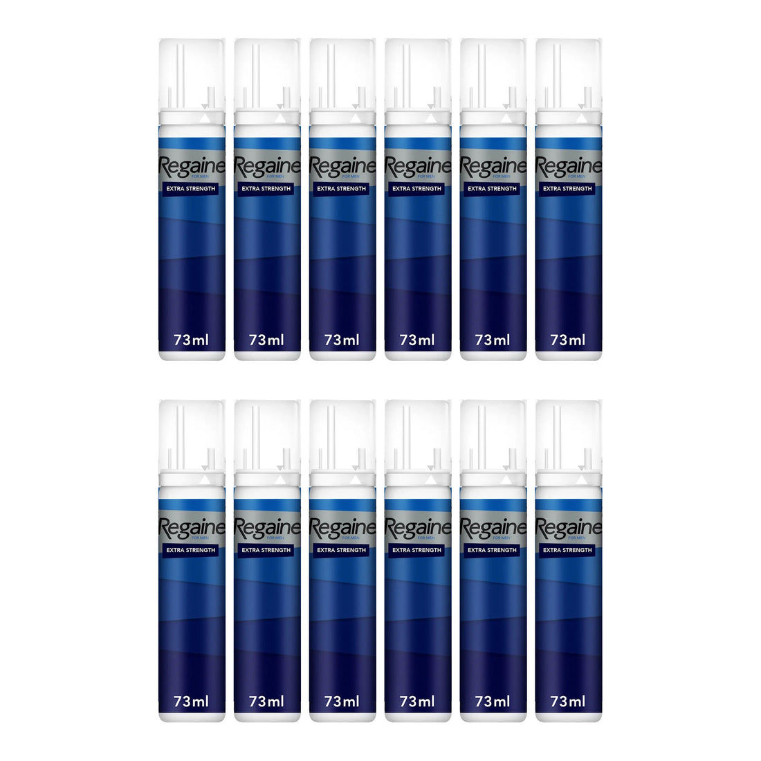 Regaine Minoxidil Foam 5% for Men - 12 month supply, 12 x 73 ml cans