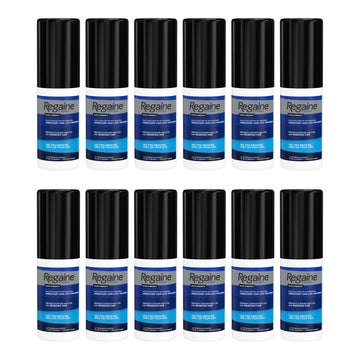 Regaine Minoxidil Lotion 5% for Men - 12 month supply, 12 x 60 ml bottles