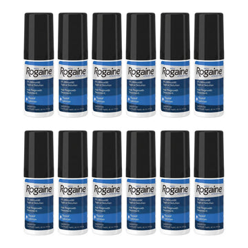 Rogaine Minoxidil Lotion 5% for Men - 12 month supply, 12 x 60 ml bottles