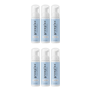 Growplex VitaFoam Minoxidil Foam 5% for Women & Men - 6 month supply, 6 x 60 ml foam bottles