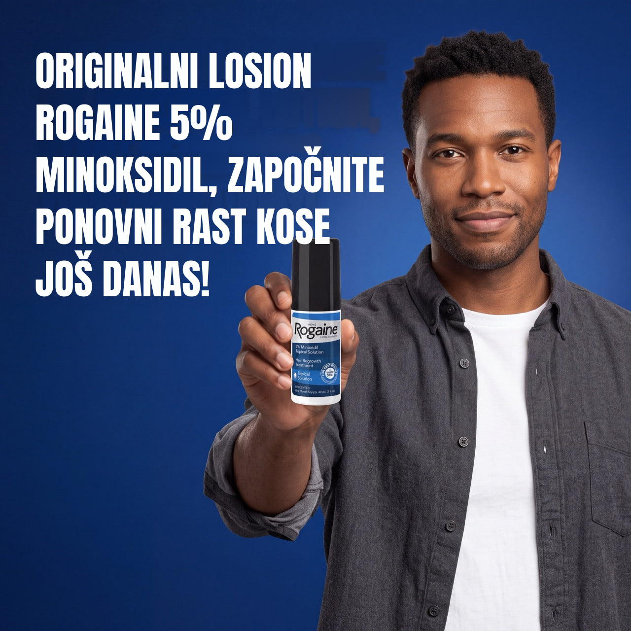 Rogaine Minoxidil losion 5% za muškarce - zaliha za 12 mjeseci