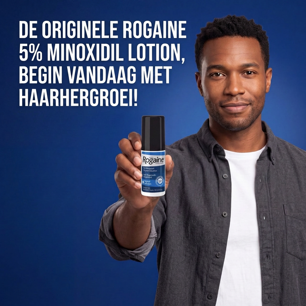 Rogaine Minoxidil Lotion 5% voor Mannen – 9 Maanden Voorraad