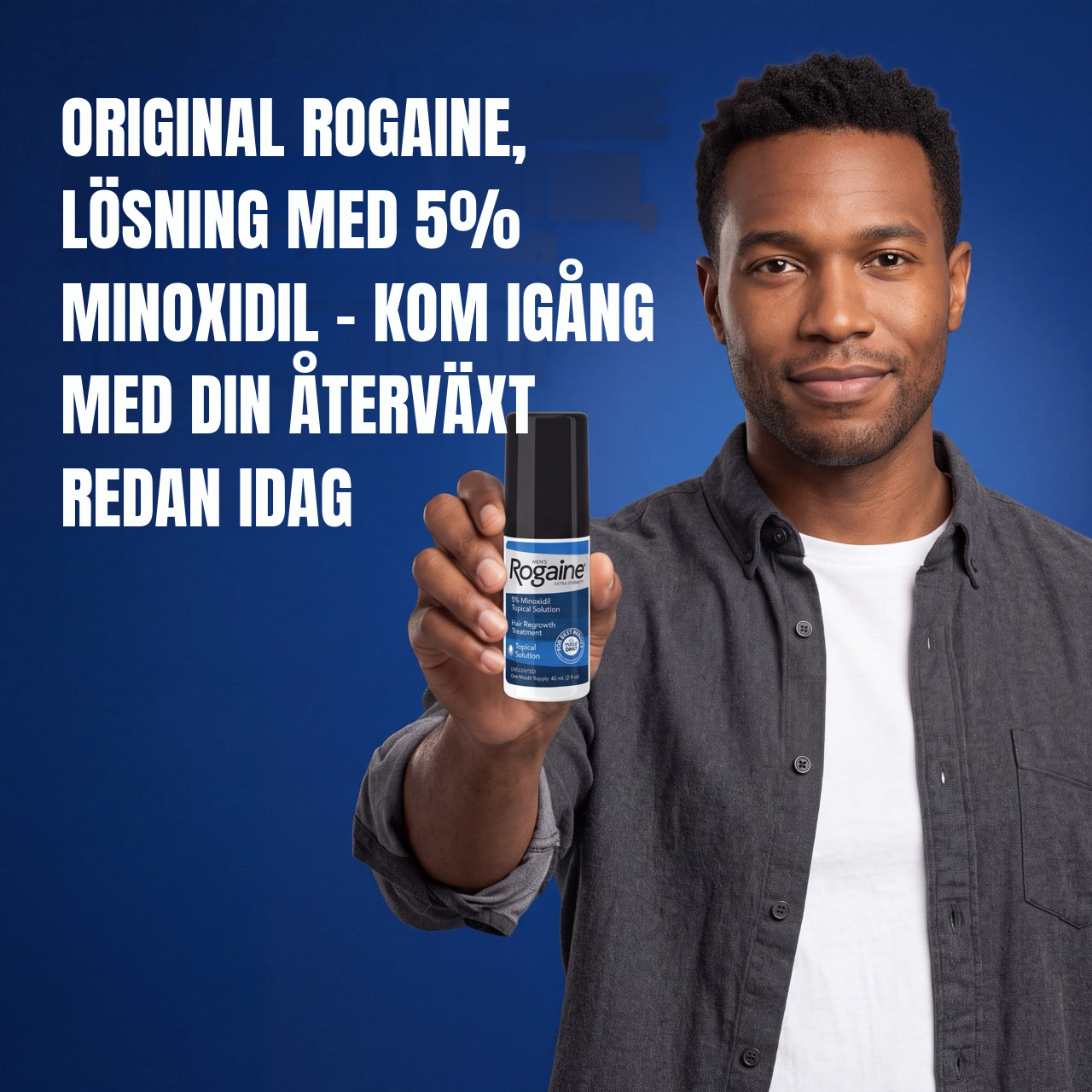 Rogaine Minoxidil-lösning 5% för män – 12 månaders förbrukning