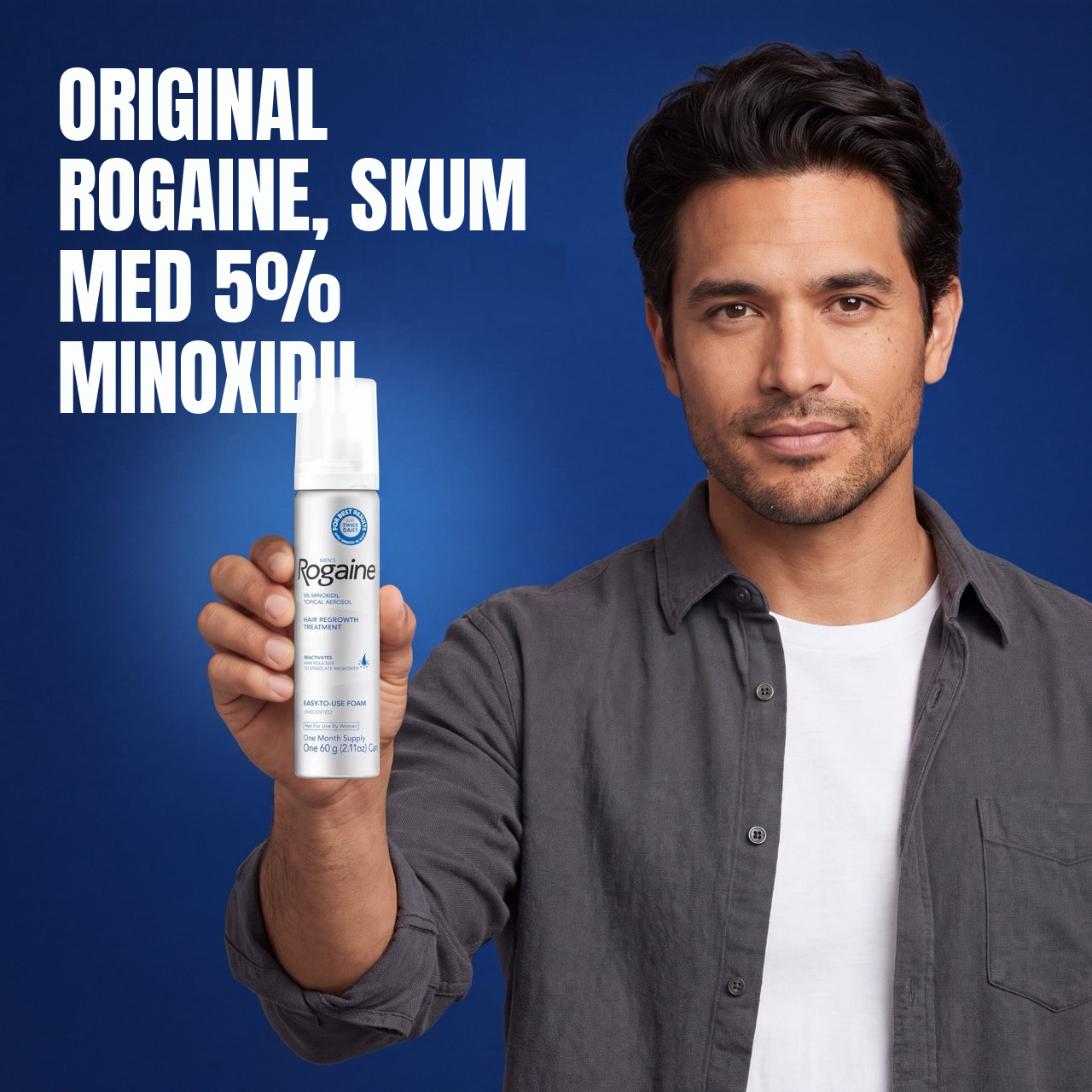 Rogaine Minoxidil-skum 5% för män – 12 månaders förbrukning