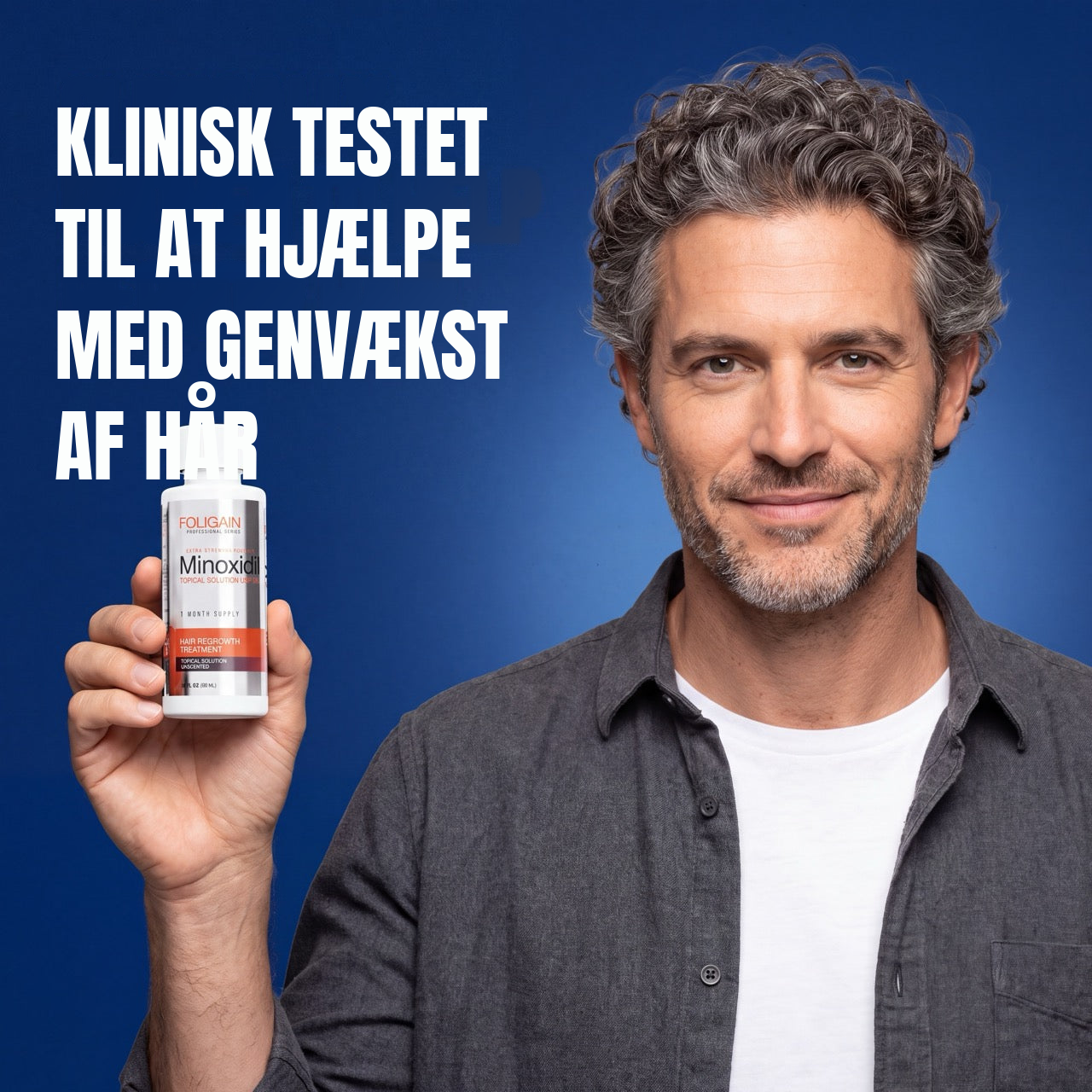 Foligain Minoxidil Opløsning 5% til mænd - 12 måneders forbrug