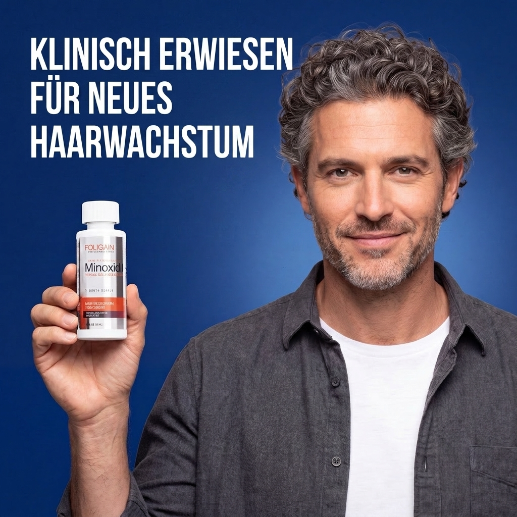 Foligain Minoxidil Lösung 5% für Männer – 6 Monatsvorrat