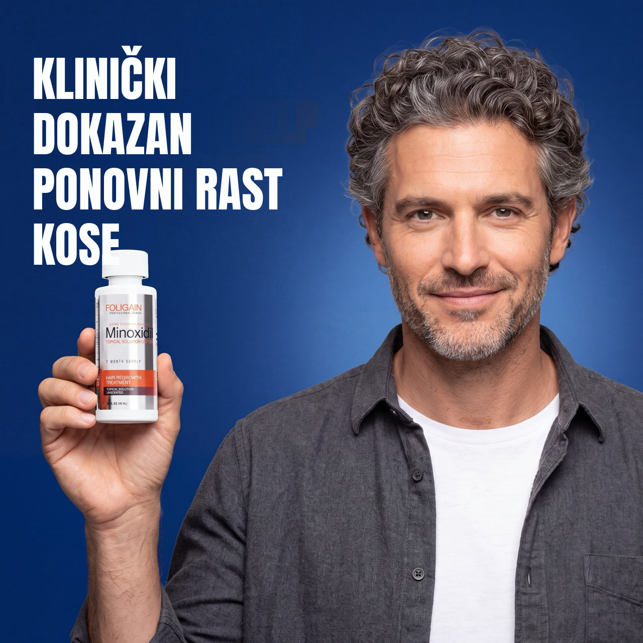 Foligain losion s minoksidilom 5% za muškarce - zaliha za 12 mjeseci