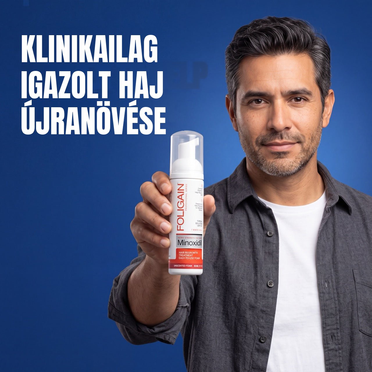 Foligain Minoxidil Hab 5% férfiaknak - 12 havi adag