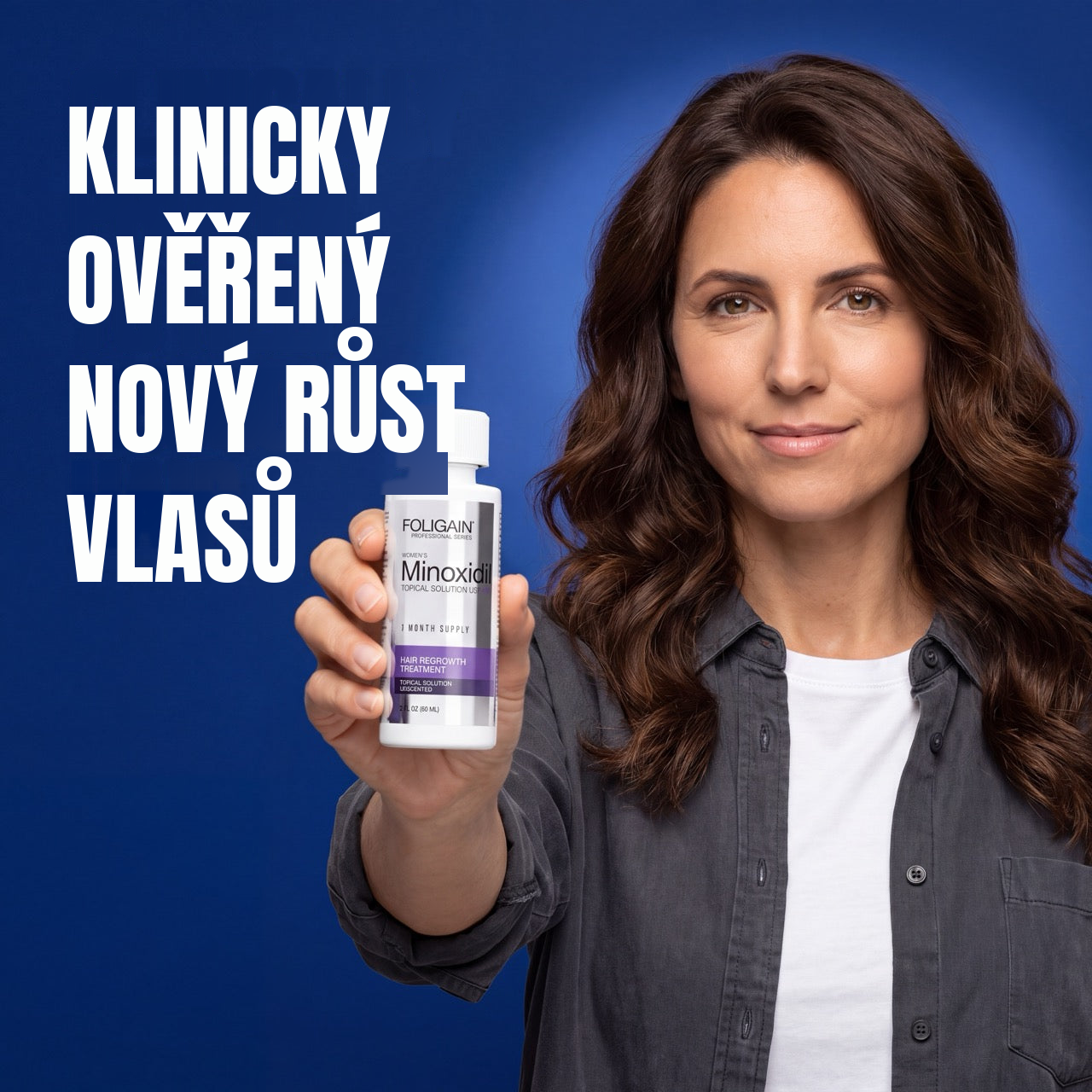 Foligain roztok Minoxidil 2% pro ženy – zásoba na 12 měsíců