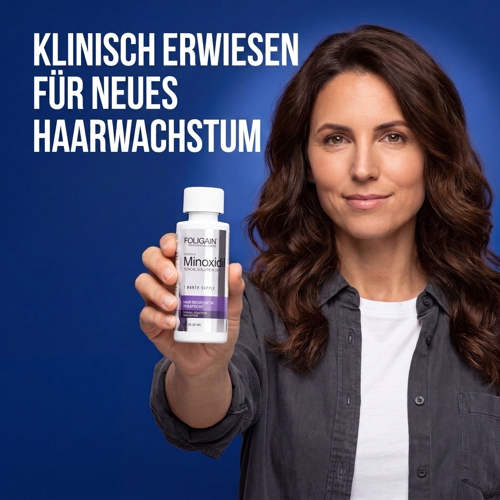 Foligain Minoxidil Lösung 2% für Frauen – 6 Monatsvorrat