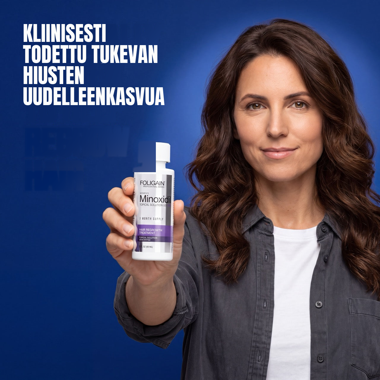 Foligain Minoksidiililiuos 2% naisille – 12 kuukauden pakkaus
