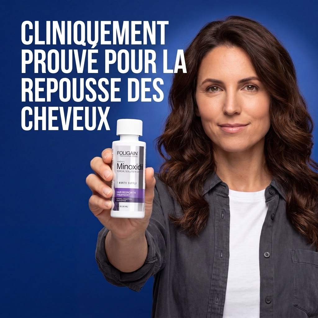 Foligain Lotion Minoxidil 2% pour Femmes – 9 Mois