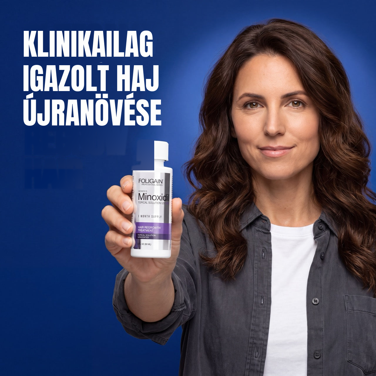 Foligain minoxidil oldat 2% nőknek - 12 havi adag