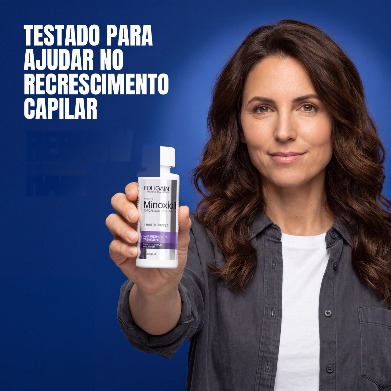 Foligain Loção de Minoxidil 2% para Mulheres - Fornecimento para 12 Meses
