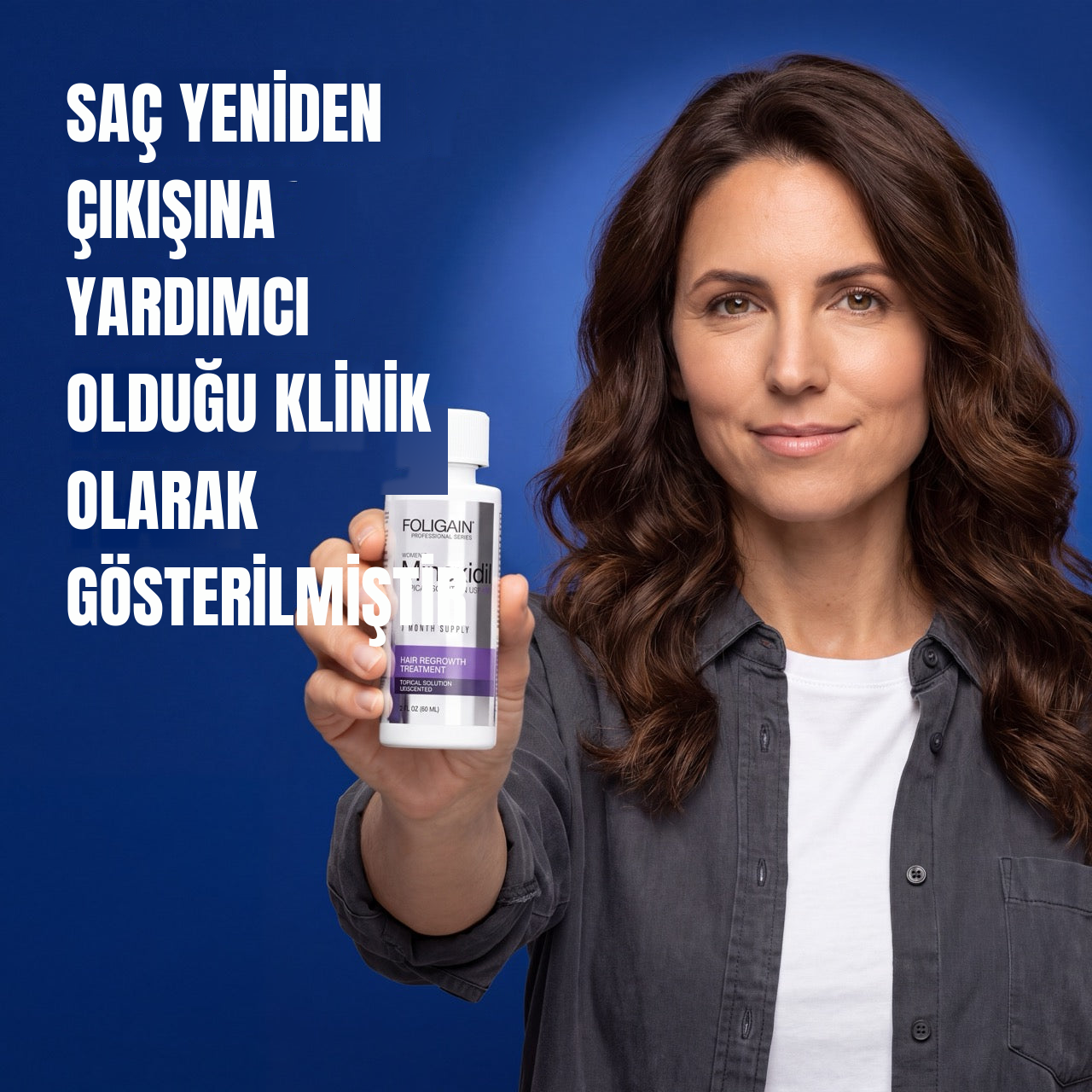 Foligain Minoksidil Solüsyon 2% Kadınlar İçin - 12 Aylık Kullanım