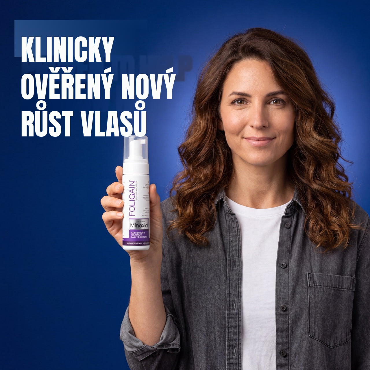 Foligain Minoxidil Pěna 2% pro ženy - zásoba na 12 měsíců