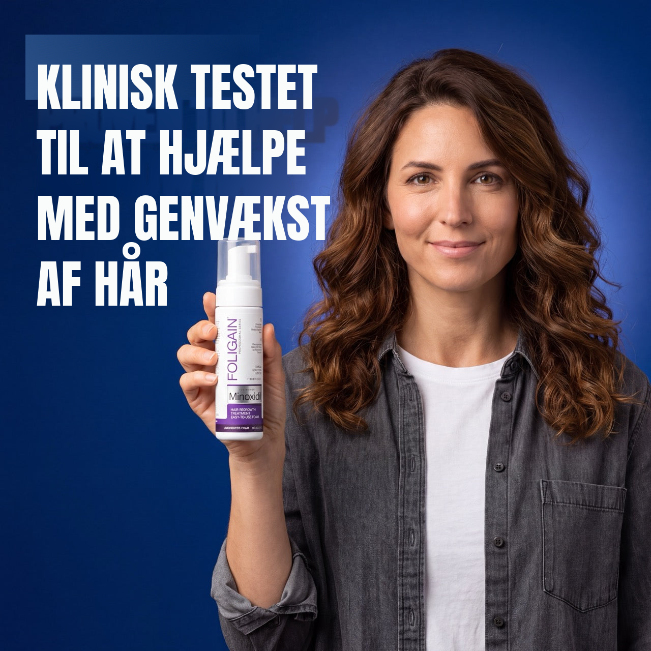 Foligain Minoxidil Skum 2% til kvinder - 12 måneders forbrug