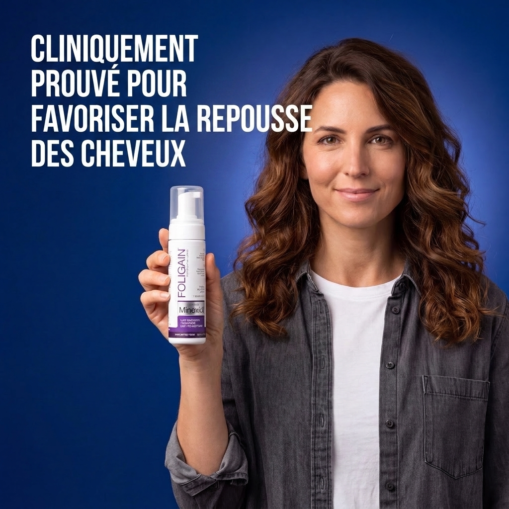 Foligain Mousse Minoxidil 2% pour Femmes – 9 Mois