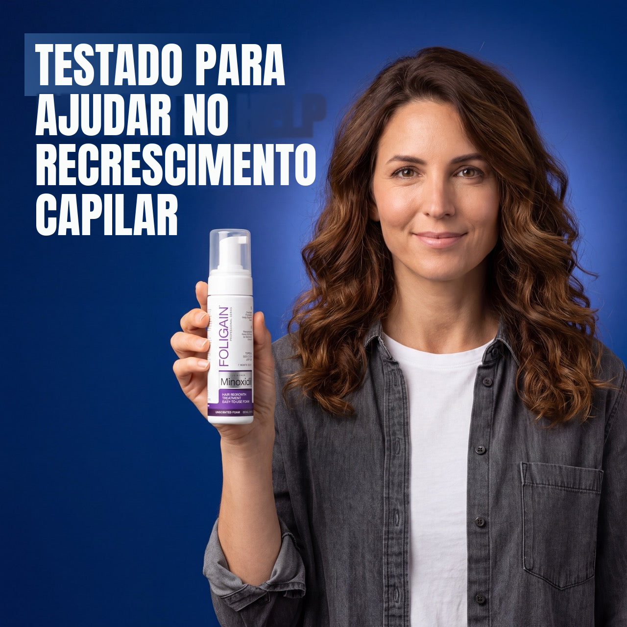 Foligain Espuma de Minoxidil 2% para Mulheres - Fornecimento para 12 Meses