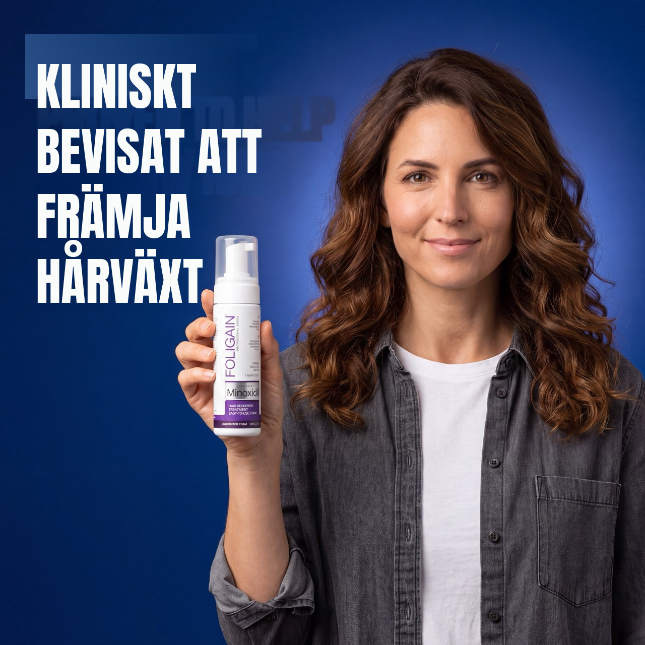 Foligain Minoxidil-skum 2% för kvinnor – 12 månaders förbrukning