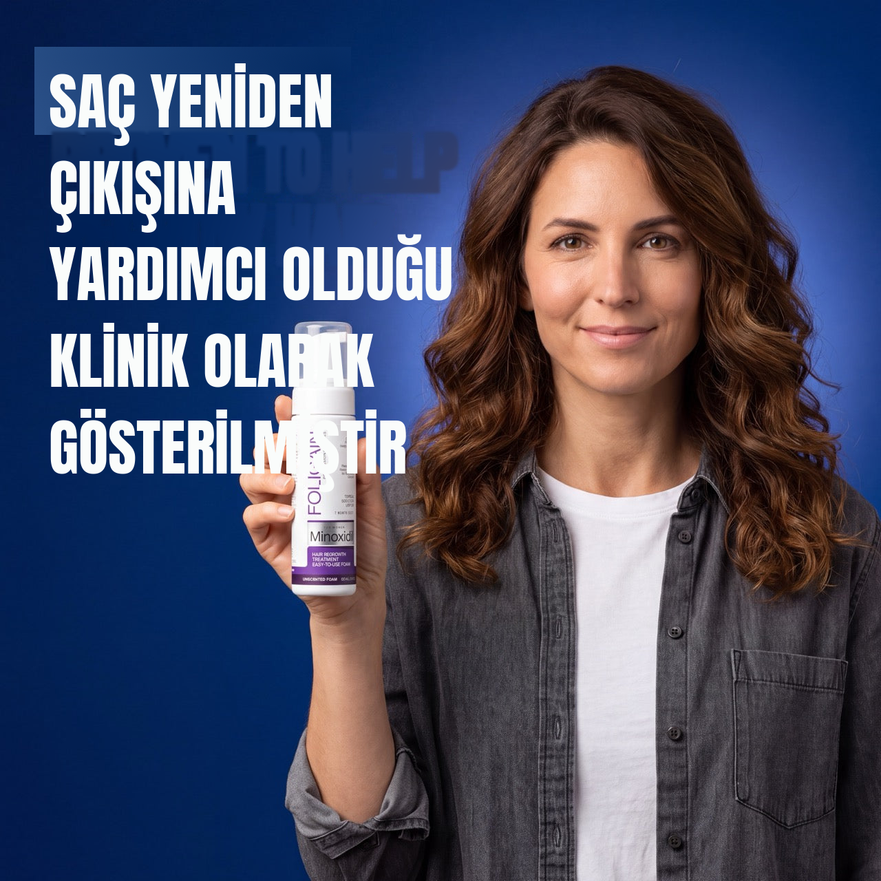 Foligain Minoksidil Köpük 2% Kadınlar İçin - 12 Aylık Kullanım