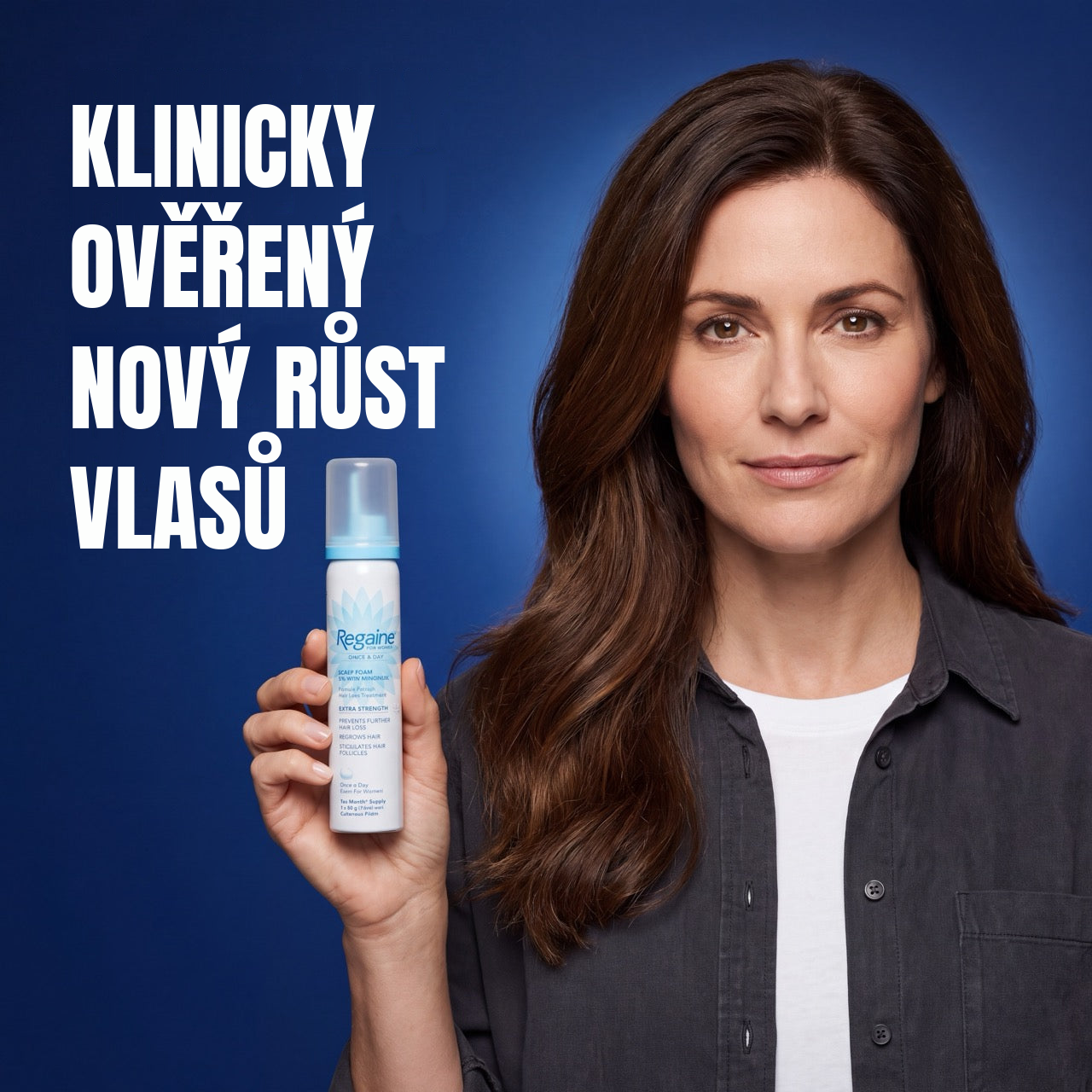 Regaine Minoxidil Pěna 5% pro ženy - zásoba na 12 měsíců