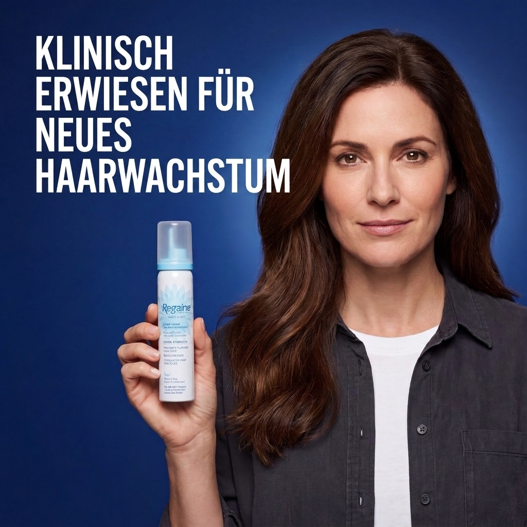 Regaine Minoxidil Schaum 5% für Frauen – 12 Monatsvorrat