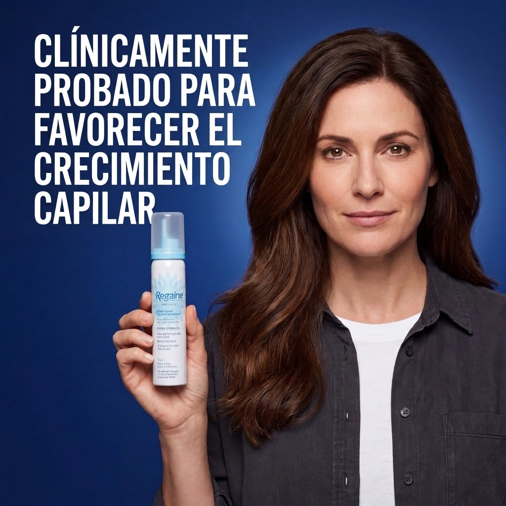 Regaine Espuma de Minoxidil 5% para Mujeres – Suministro para 12 Meses