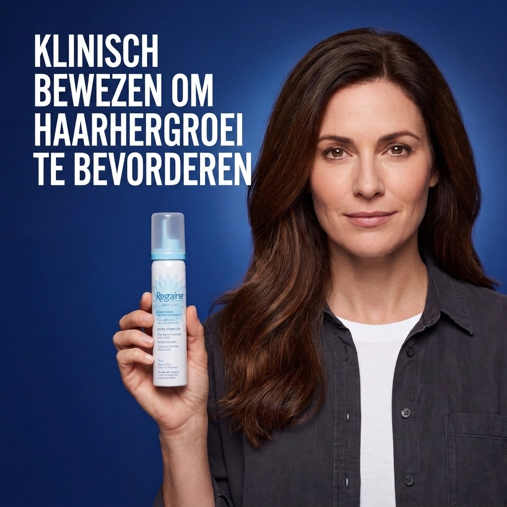 Regaine Minoxidil Schuim 5% voor Vrouwen – 12 Maanden Voorraad
