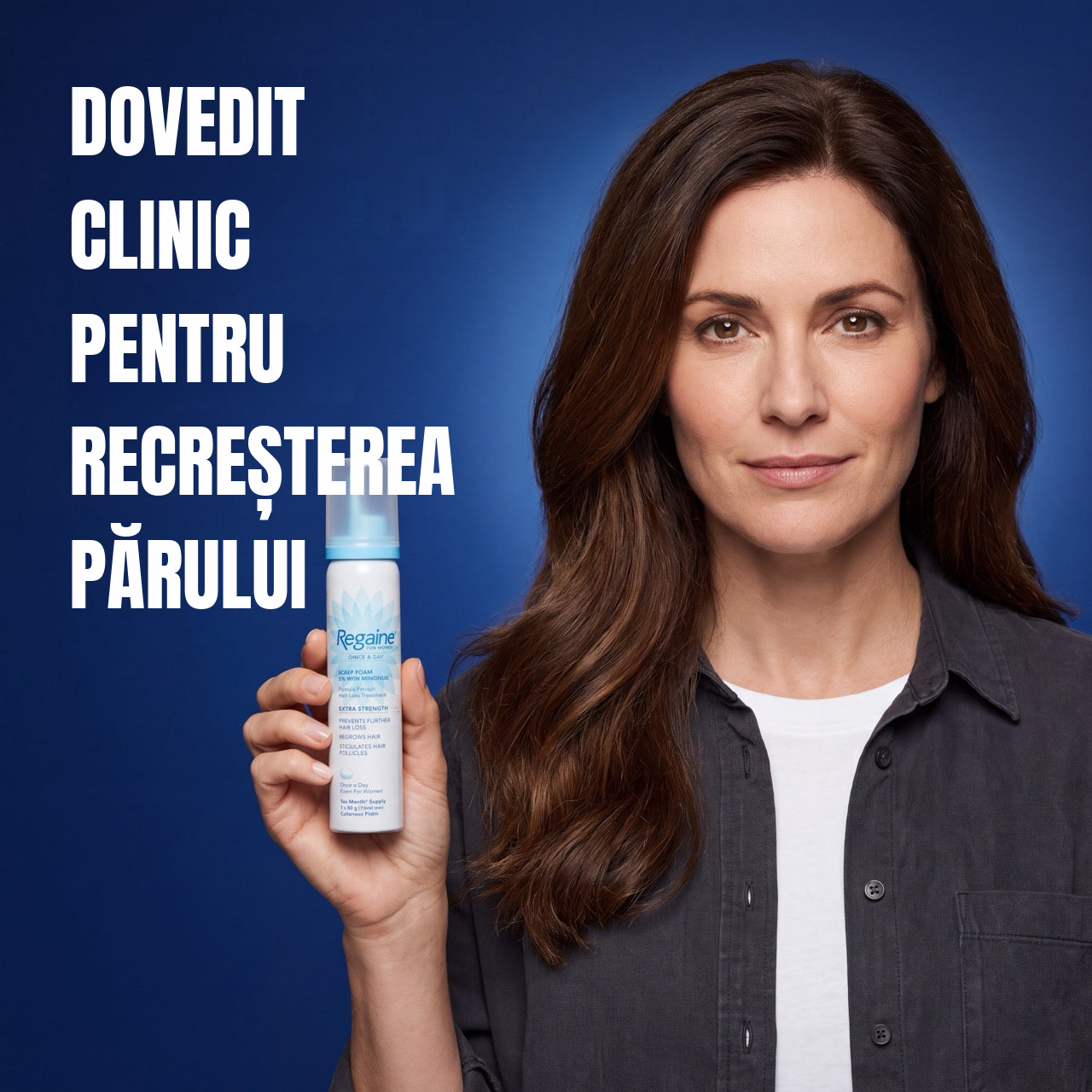 Spumă Regaine cu minoxidil 5% pentru femei - rezervă pentru 12 luni