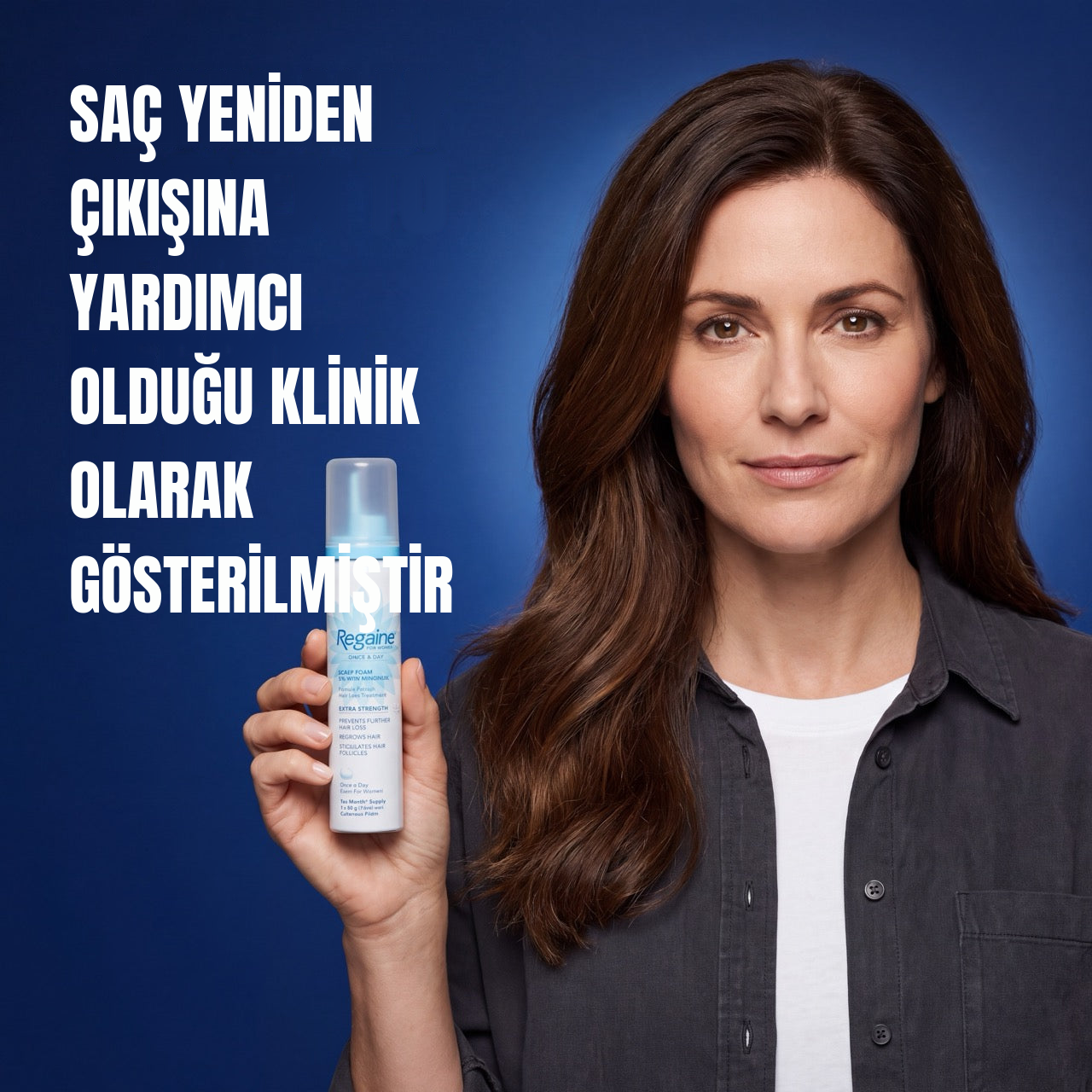 Regaine Minoksidil Köpük 5% Kadınlar İçin - 12 Aylık Kullanım