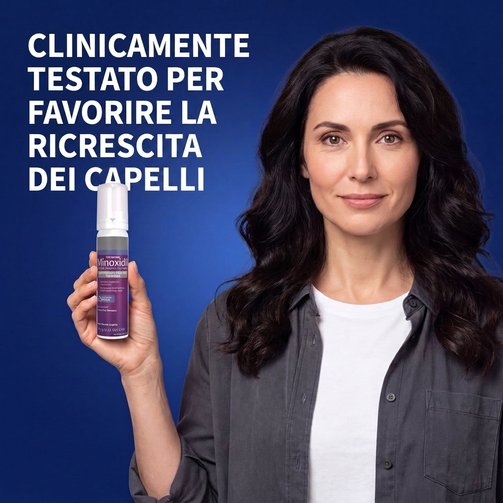 Kirkland Signature Schiuma Minoxidil 5% per Donna – Scorta per 2 Mesi