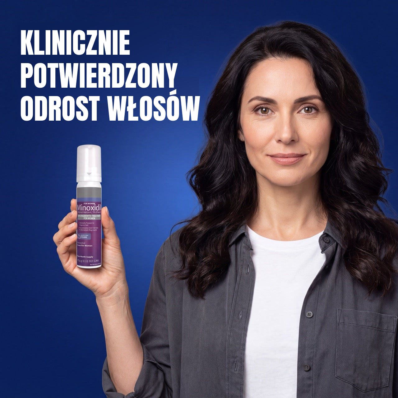 Kirkland Pianka Minoksydyl 5% dla Kobiet – zapas na 6 miesięcy