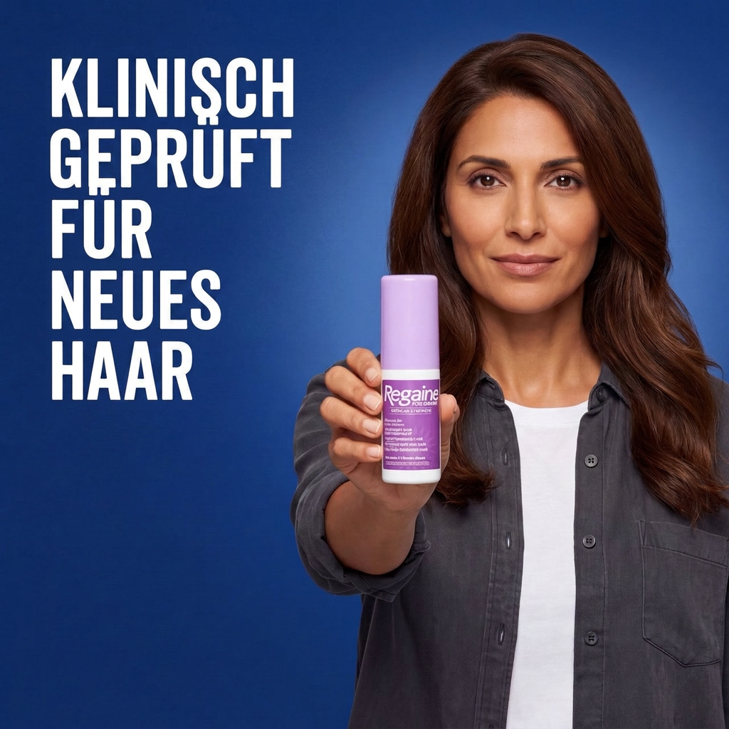 Regaine Minoxidil Lösung 2% für Frauen – 6 Monatsvorrat