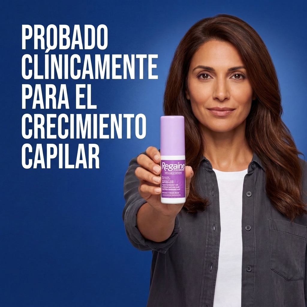 Regaine Loción de Minoxidil 2% para Mujeres – Suministro para 12 Meses