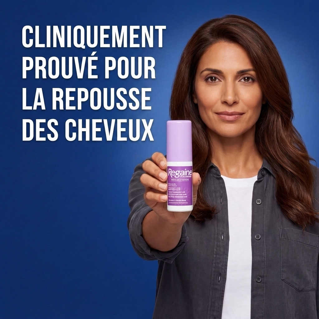 Regaine Lotion Minoxidil 2% pour Femmes – 6 Mois