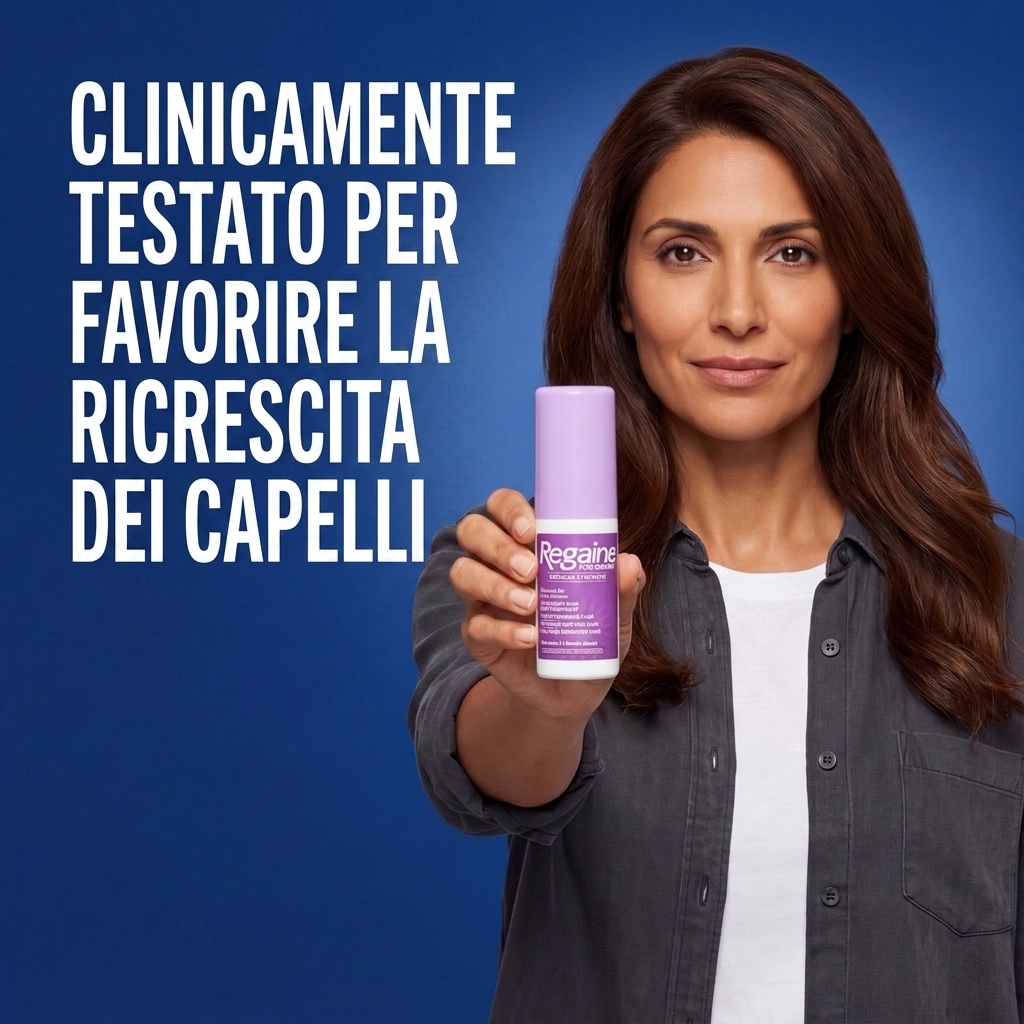 Regaine Lozione Minoxidil 2% per Donna – Scorta per 12 Mesi