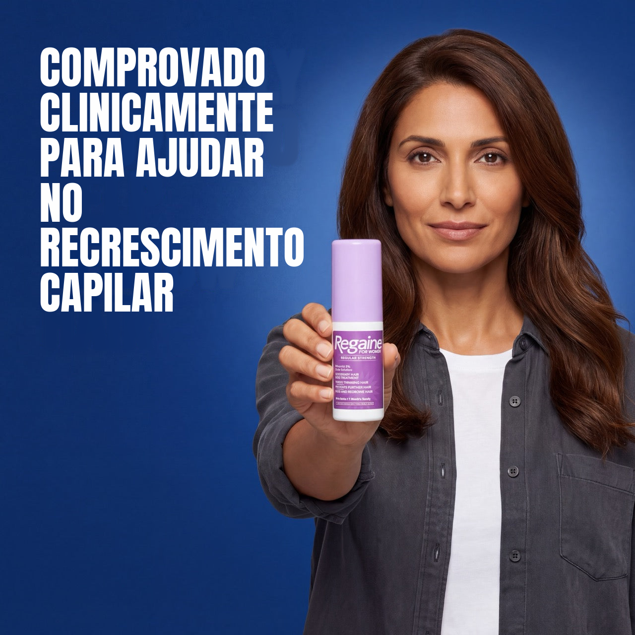 Loção de Minoxidil Regaine 2% para Mulheres - Suprimento para 12 Meses