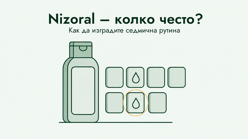 Колко често да ползвате шампоан Nizoral