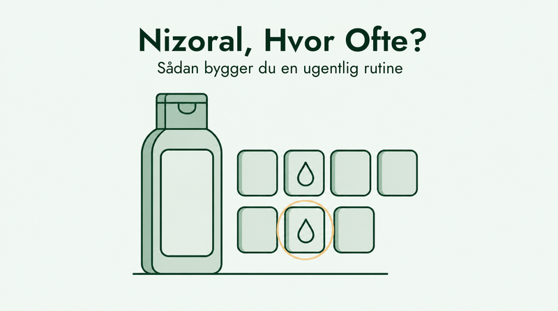 Hvor ofte du skal bruge Nizoral-shampoo