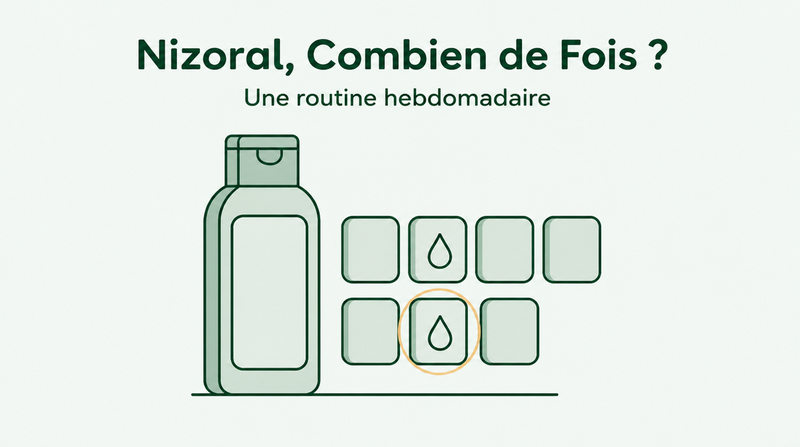 À quelle fréquence utiliser le shampooing Nizoral