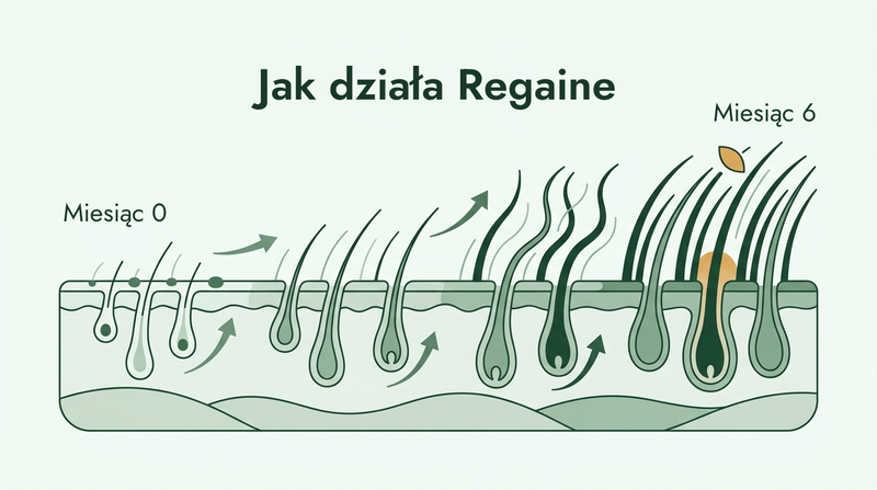 Jak działa Regaine przez sześć miesięcy