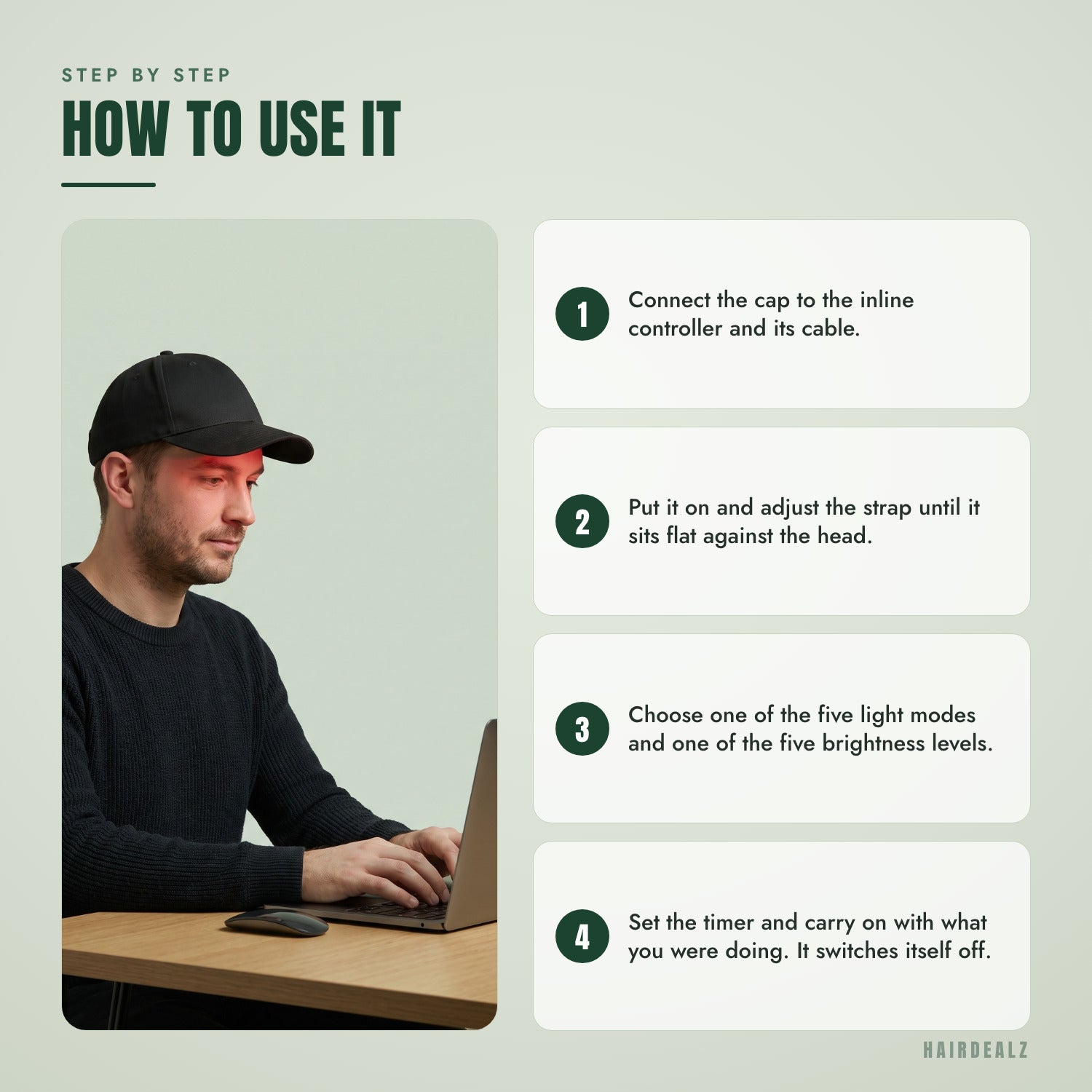 Step by step — How to use it