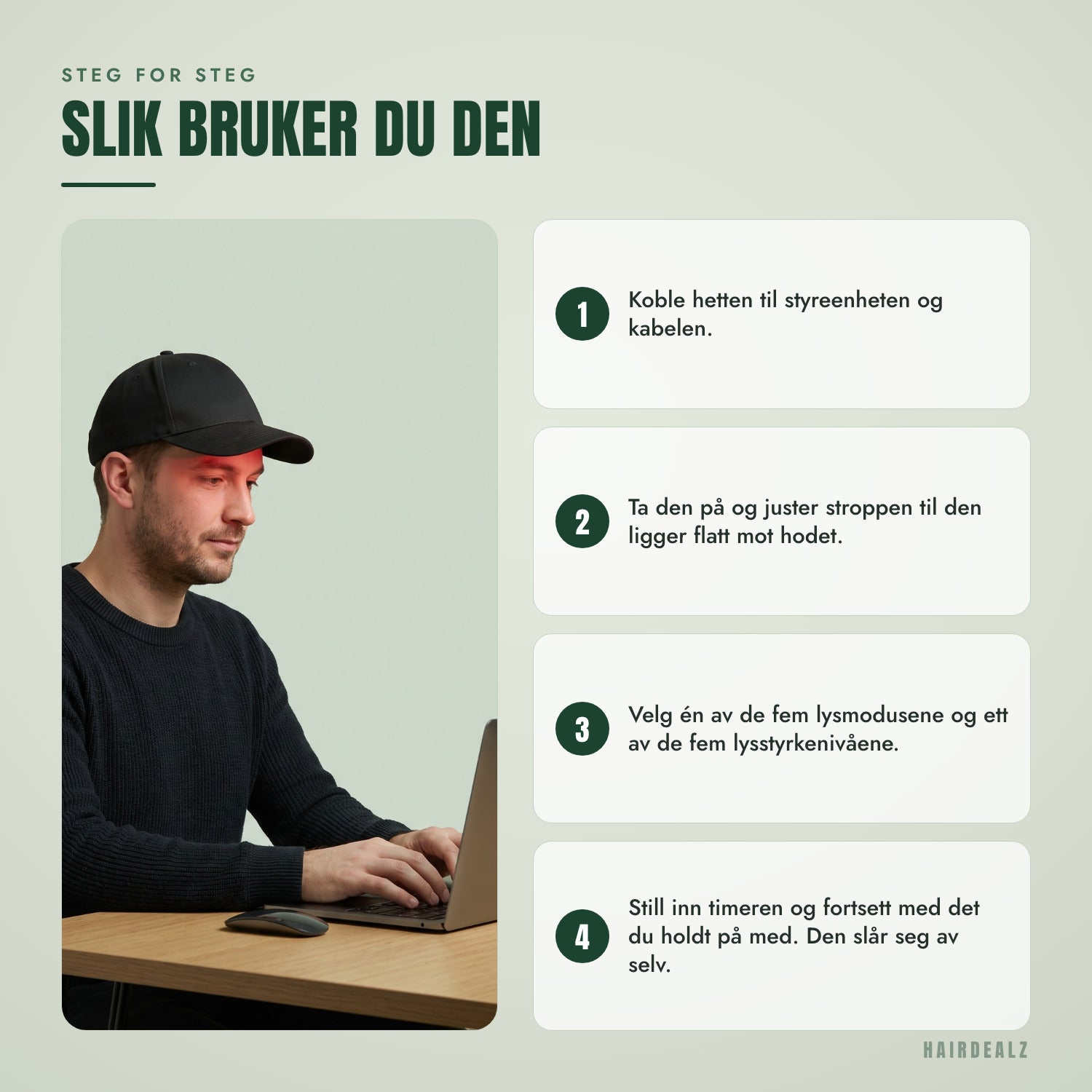 Steg for steg – Slik bruker du den